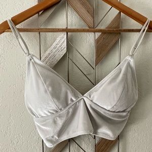 Free Press velvet bralette